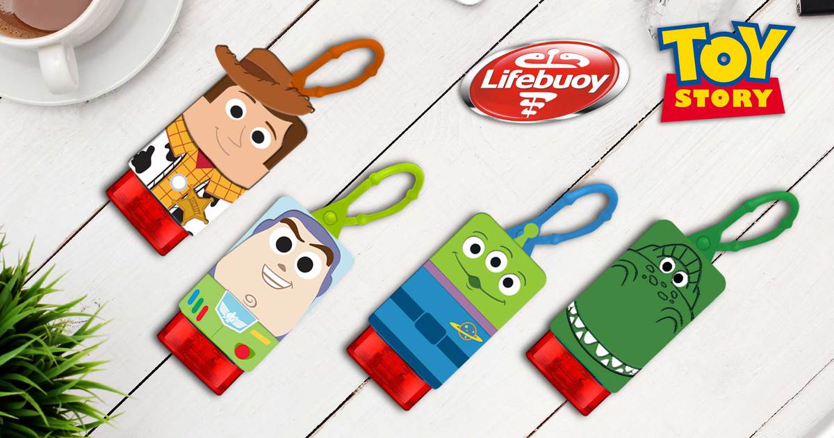 Vỏ Bọc Chai Dung Dịch Sát Khuẩn Phiên Bản Giới Hạn Lifebuoy x Toy Story